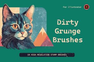 Grunge Brush Set for Adobe Illustrator