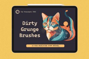 Grunge Brush Set for Procreate