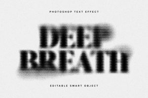 Grunge Dissolving PSD Text Effect