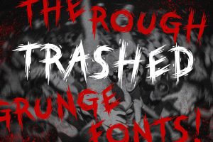Grunge Fonts Trashed