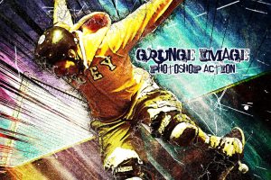 Grunge Image Photoshop Action