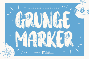 Grunge Marker | A Grunge Marker Font
