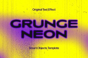 Grunge Neon Text Effect