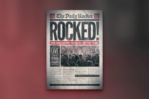Grunge Newspaper Flyer/Poster Vol. 2