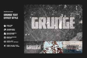 Grunge text effect