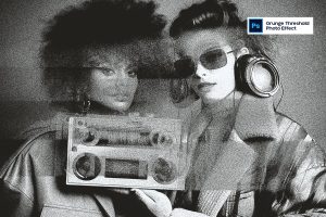 Grunge Threshold Photo Effect