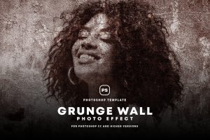 Grunge Wall Photo Effect