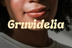 Gruvidelia – Psychedelic Display Font