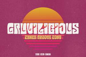 Gruvilicious – Retro Groovy Font