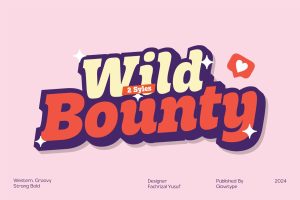 GT Wild Bounty – Western Groovy Font