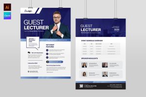 Guest Lecturer Poster Template