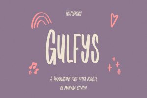 Gulfys Handwritten Font Extra Doodles