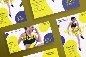 Gym Workout Flyer and Poster Template