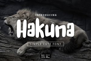 Hakuna Font