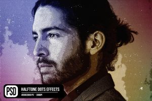 Halftone Dots Photo  Effects