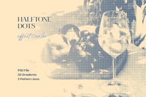 Halftone Dots Photoshop Effect