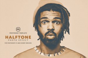 Halftone Effect Photoshop