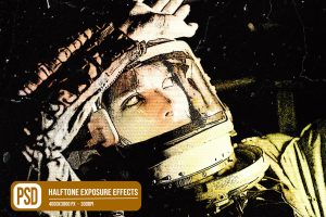 Halftone Exposure Photo Effects