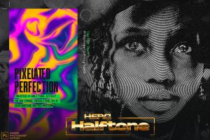Halftone Hero Photoshop Action