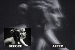 Halftone Photo Effect