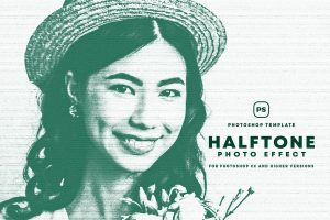 Halftone Photo Effect