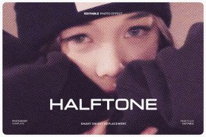 Halftone Photo Effect