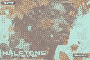 Halftone Photoshop Action