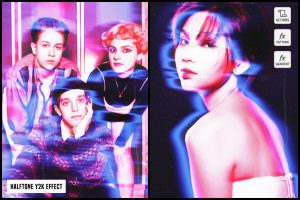 Halftone Y2K Effect