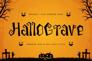 Hallograve – Horror And Scary Font