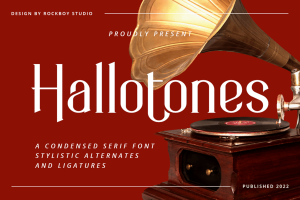Hallotones – Logo Font