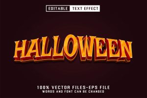 Halloween Editable Text Effect