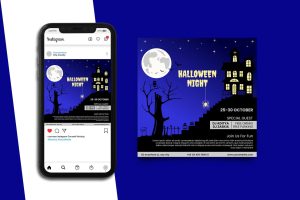 Halloween Social Media Template