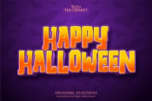 Halloween Style Editable Text Effect