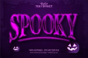 Halloween Style Editable Text Effect