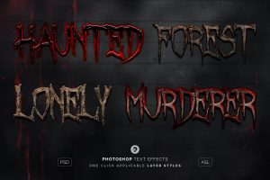 Halloween Text Effects 04 – Dark Horror