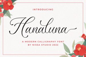 Hanaluna – Wedding Font