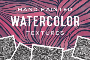 Hand Painted Watercolor Textures