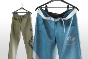 Hanging Pants Mockup