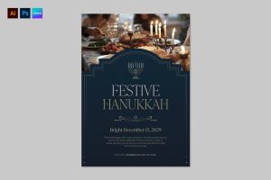 Hanukkah Flyer Template