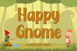 Happy Gnome – Fantasy Font