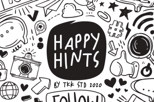 Happy Hints – kids doodle handwriting font