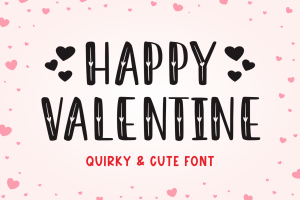 Happy Valentine Font