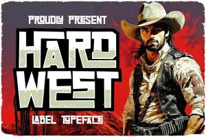 Hard West Layered Typeface