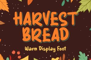 Harvest Bread – Autumn Display Font