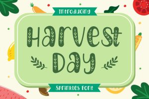 Harvest Day – Sprinkles Font