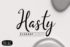 Hasty Elegant Font