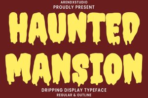 Haunted Mansion – Halloween Font