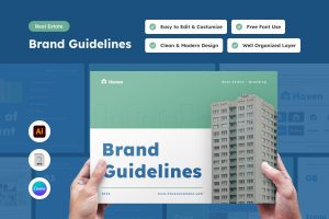Haven – Real Estate Brand Guideline Template