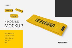 Headband Mockup Set