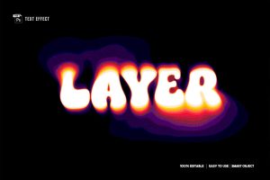 Heatmap Glow Text Effect
